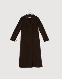 Revibe - Repaired Minima Esenciales Dulcie Relaxed Wool Coat - AU 10