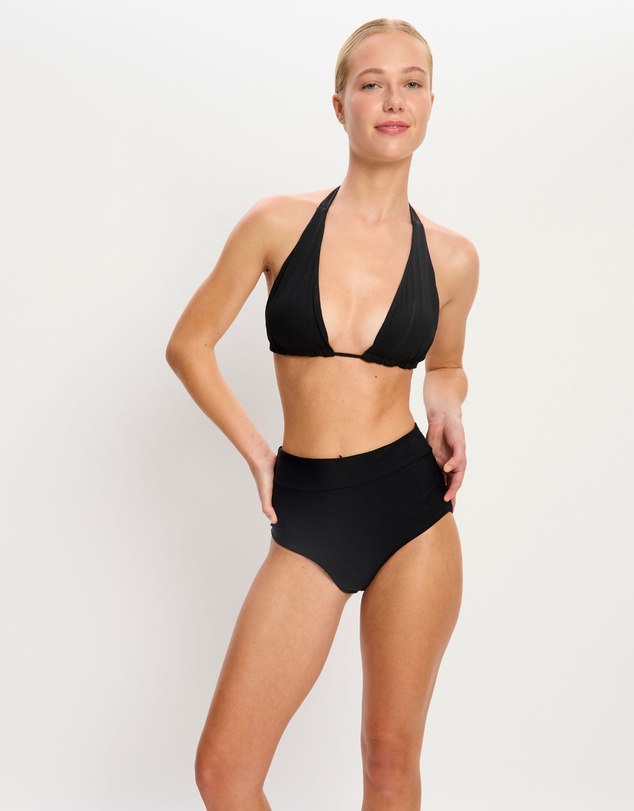 Modibodi - Swimwear Period Hi-Waist Bikini Brief Light Absorbency Black
