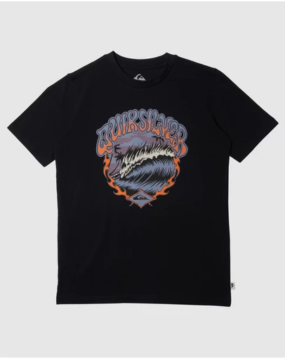 Quiksilver - Boys 4 16 The Peak Short Sleeves T Shirt