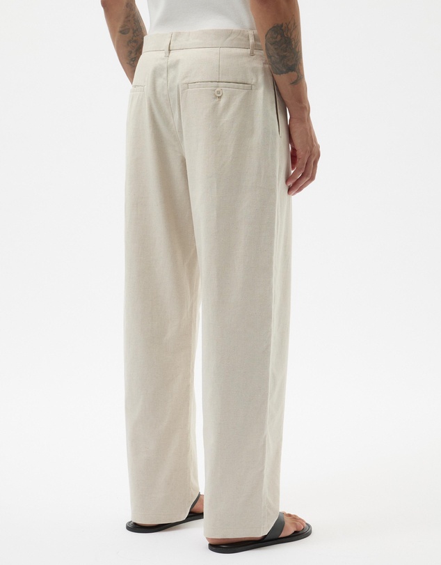 AERE - Tailored Relaxed Linen Blend Pants