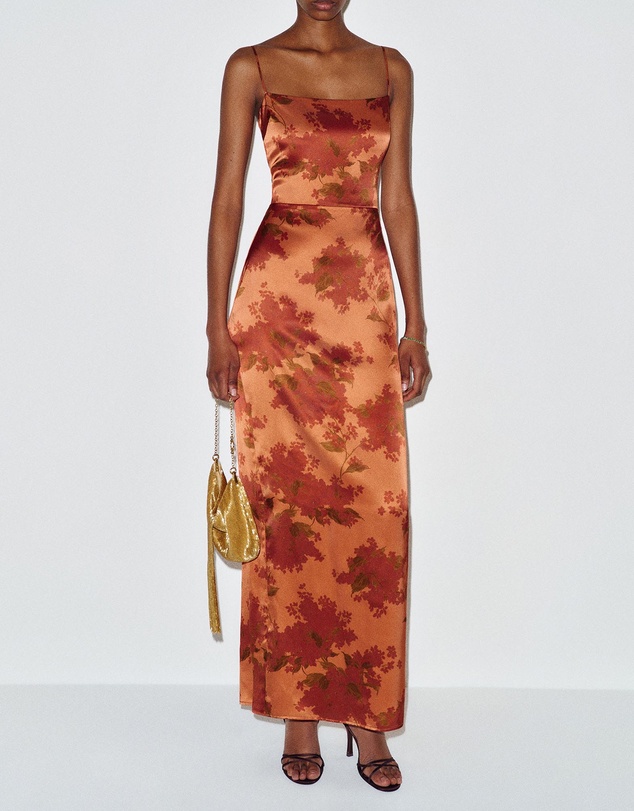 Reformation - Frankie Silk Dress