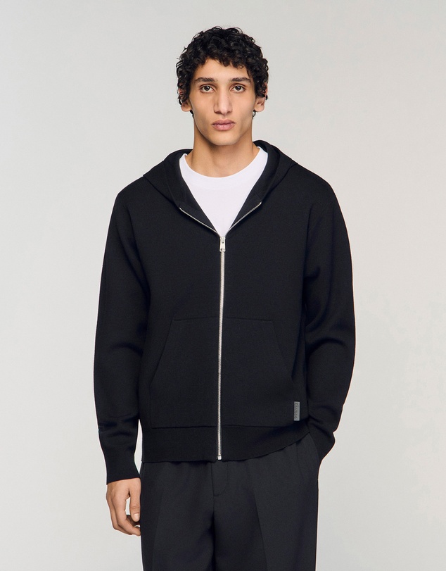 Sandro - Home Zip Hoodie Cardigan
