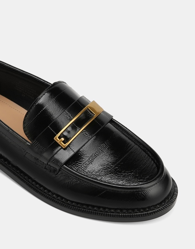 Wittner - Bennett Croc Embossed Leather Loafers