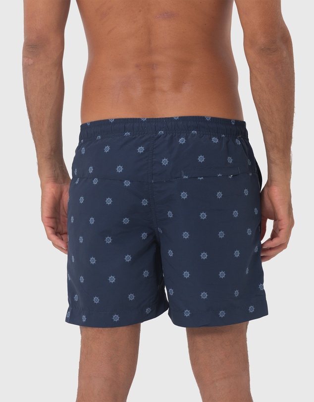 Coast Clothing - Navy Helms Swimshorts