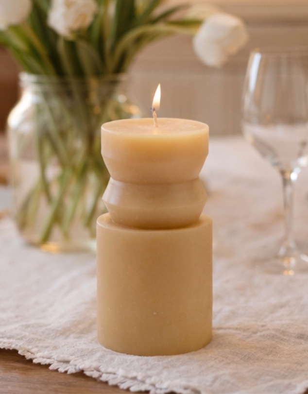 Love Ally - Beeswax Totem Candle