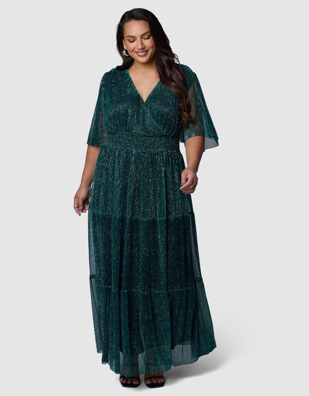 Pink Dusk by Curve Project - Steamy Encounters Maxi Dress