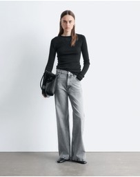 & Other Stories - Studded Wide-Leg Jeans