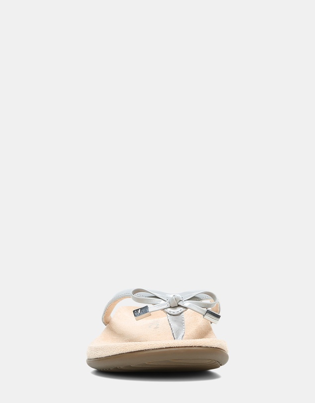 Vionic - Bella Toe Post Sandal - Light Grey