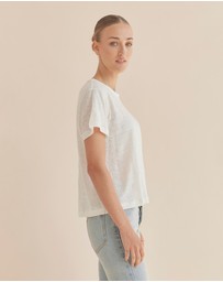 Amelius - Coogee Linen Crew Neck Tee