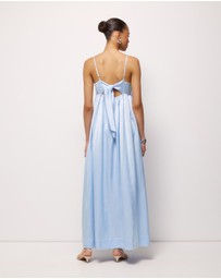 AERE - Suri Satin Maxi Dress