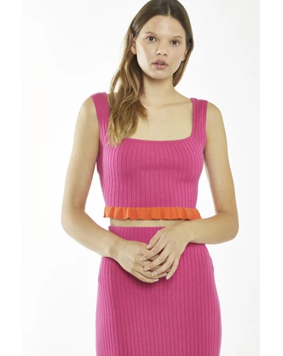 Glamorous - Cropped Knitted Top