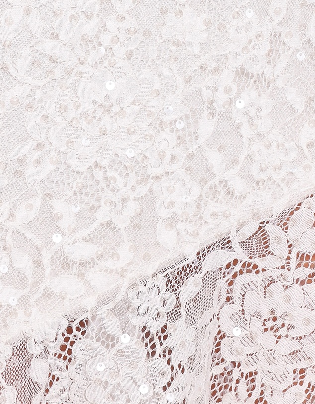 Petal & Pup - Lorde Midi Dress - White Lace Sequin