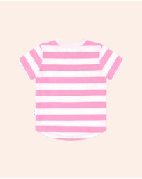 Huxbaby - Furry Huxbear Stripe Tee - Babies-Kids