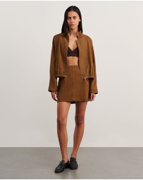 Jag - Ophelia Suede Mini Skirt