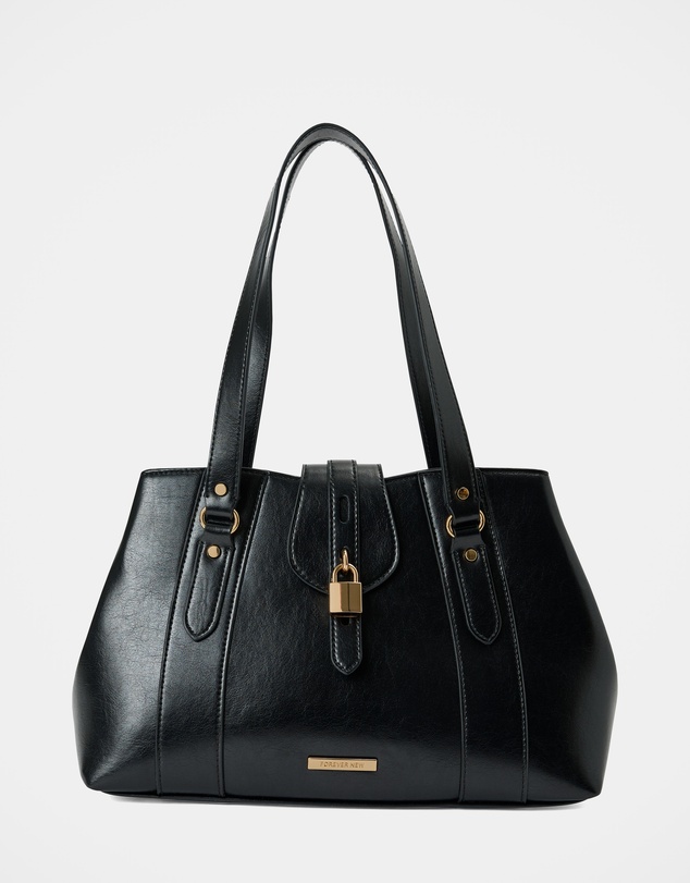 Forever New - Riley Retro Lock Tote Bag