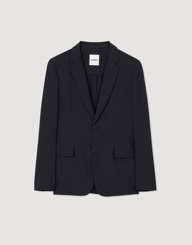 Sandro - Formal Destructure Wool Stretch Jacket