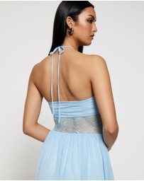 Lover - Isla Lace Halter Maxi Dress