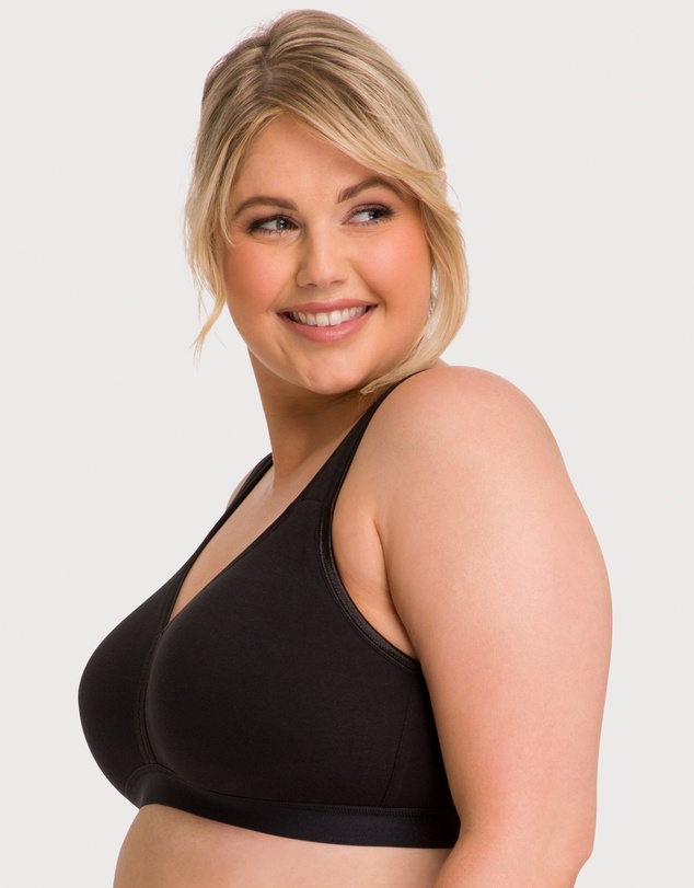 Ava & Audrey  - Ava & Audrey Faye Cotton Wire-free Support Bra