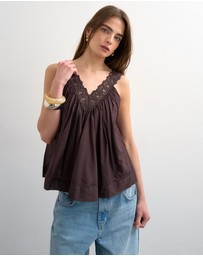 TOPSHOP - Sophie Deep V Top