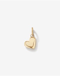 Michael Hill - Puff Love Heart Pendant in 10kt Yellow Gold