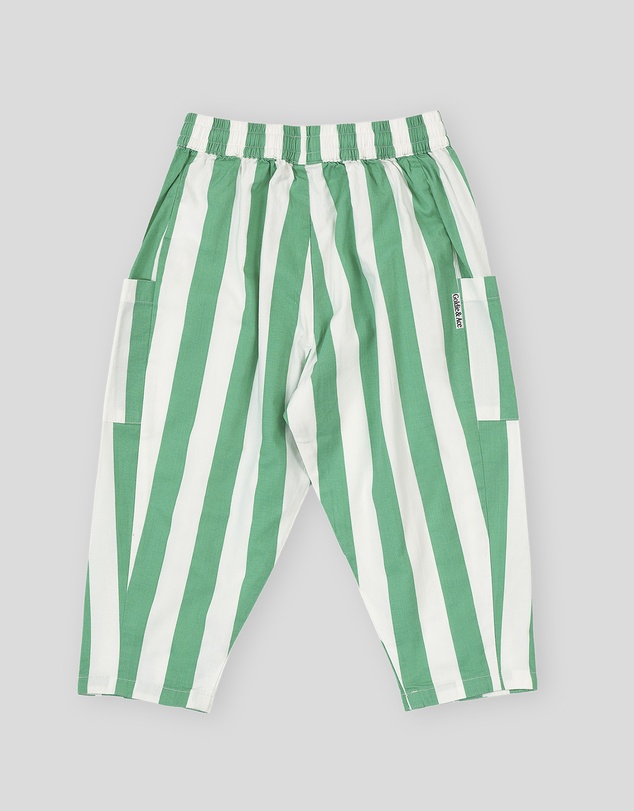 Goldie + Ace - Happy Stripe Lightweight Kit Pocket Pants - Babies-Kids