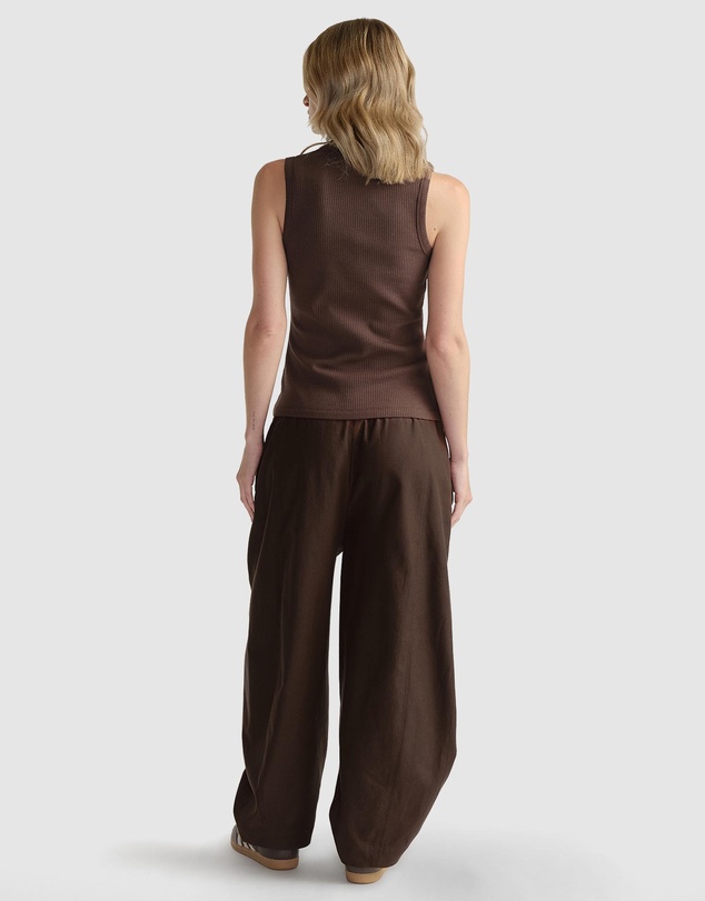 Decjuba - D-Luxe Ribbed Scoop Tank