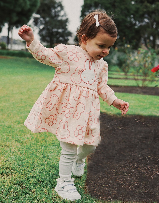 Kynd Baby - Miffy Sweater Dress In Baby Pink
