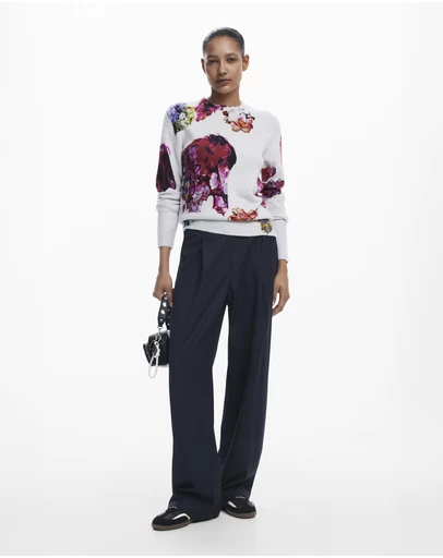 Desigual - Abstract floral sweater