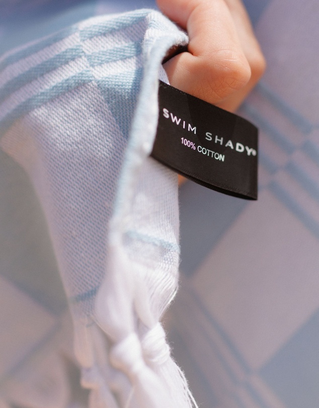 Swim Shady - Ocean Current Beach Towel