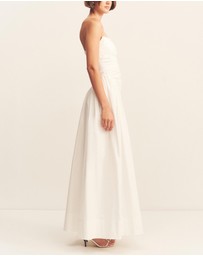 Shona Joy - Morton Strapless Panelled Maxi Dress