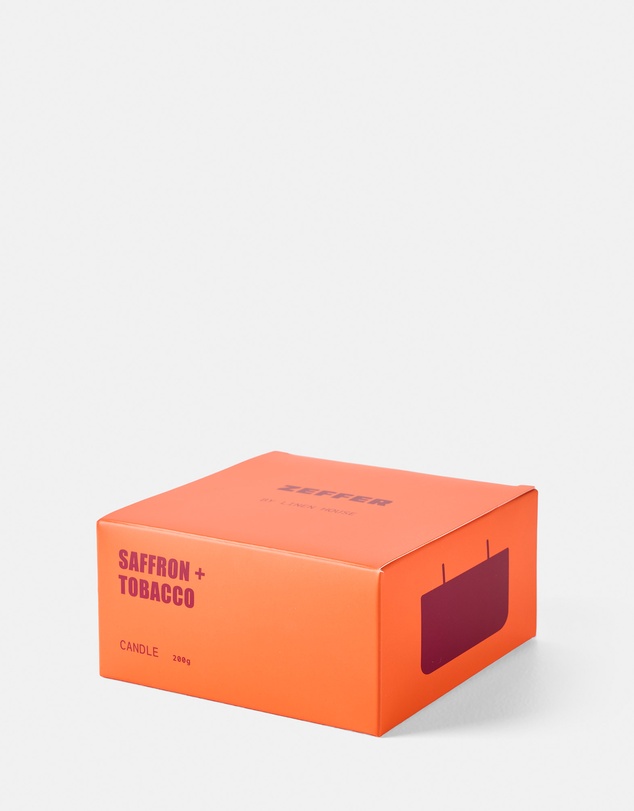 Zeffer by Linen House - Saffron & Tobacco Candle 200g