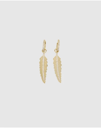 Chuchka - Feather Earrings