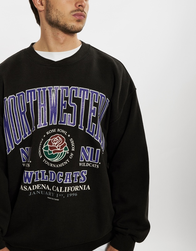 Vintage by The Real Deal - Pre Loved - 1996 NCAA Northwestern University Wildcats Sweatshirt