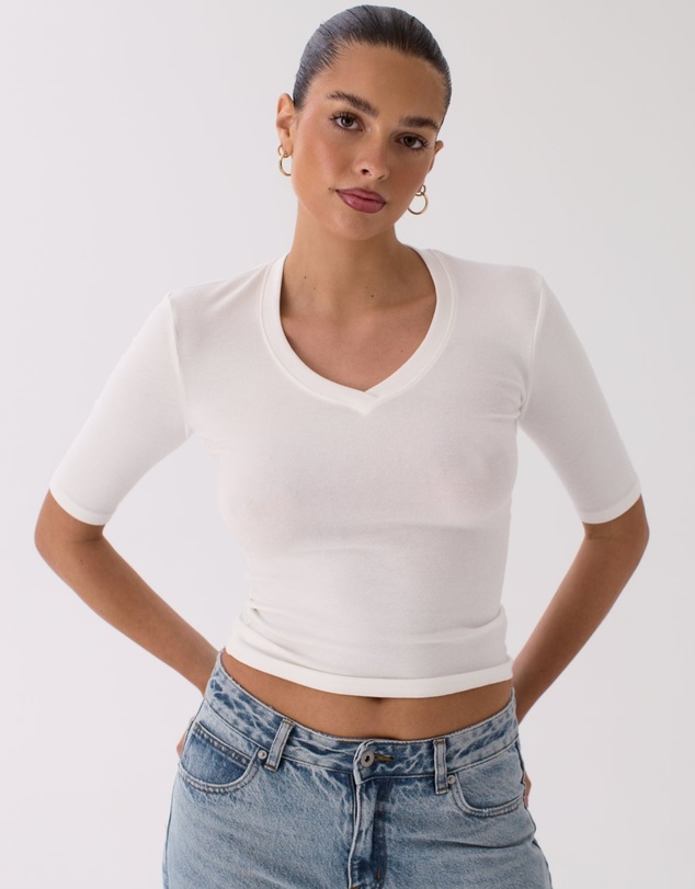 Style Addict - Tess Top - White