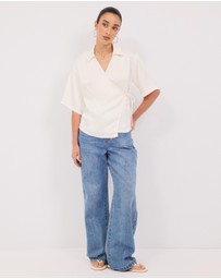 Calli - Easton Satin Shirt