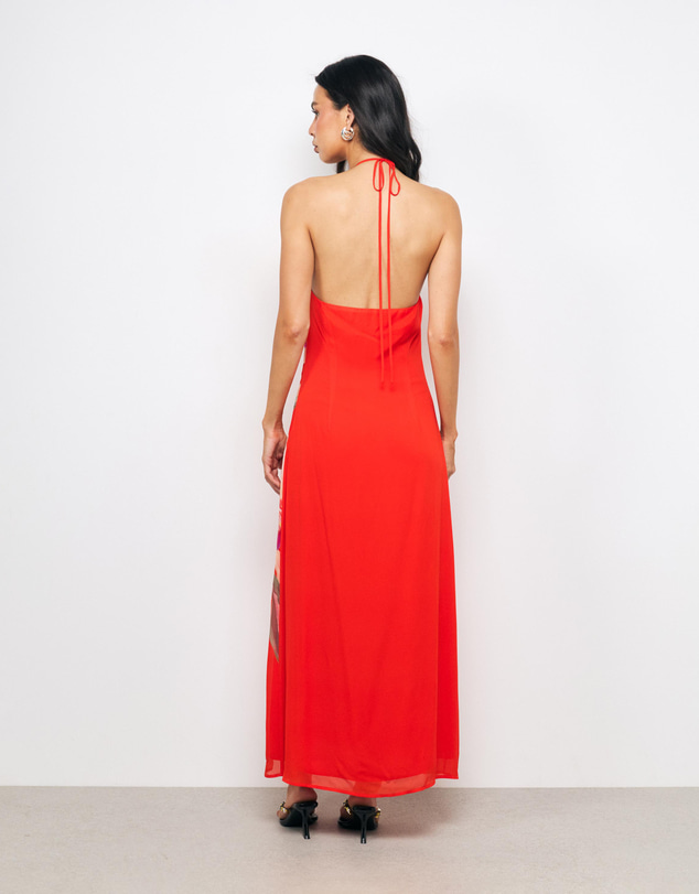 AERE - Alina Halter Maxi Dress