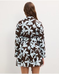 The Fated - Voilet Mini Shirt Dress