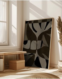 Olive et Oriel - Contour 2 by Shatha Al Dafai Art Print