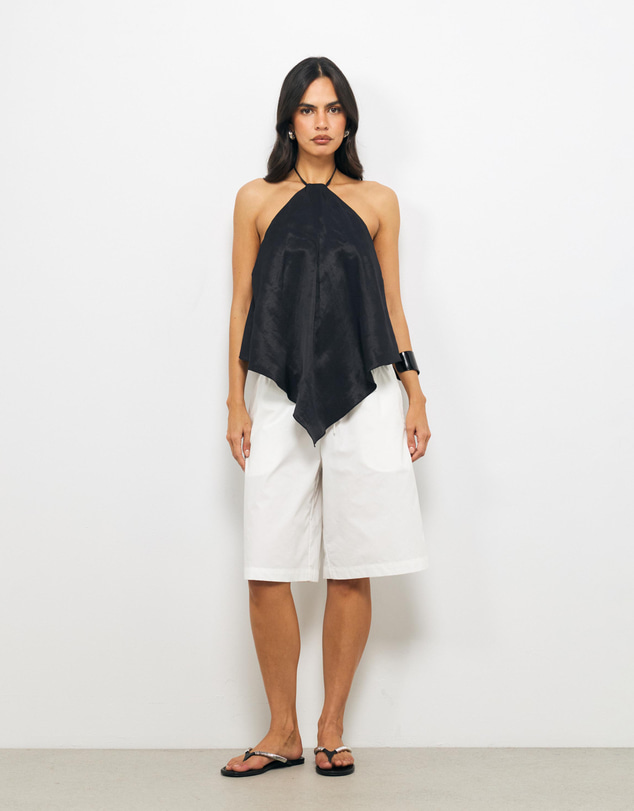 AERE - Kirra Poplin Bermuda Shorts