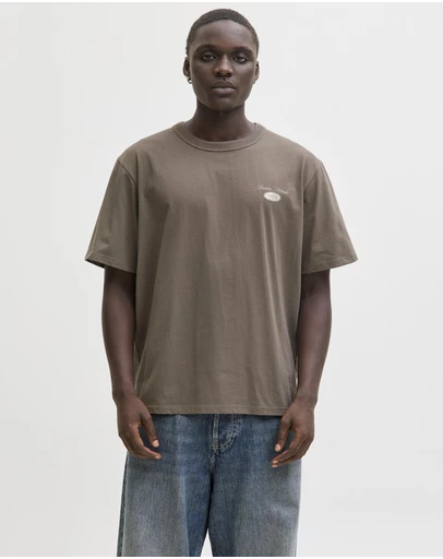 Jack & Jones - Jjedover Graphic SS Crew Neck Tee