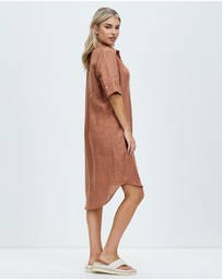 White By FTL - Hettie Shirt Dress