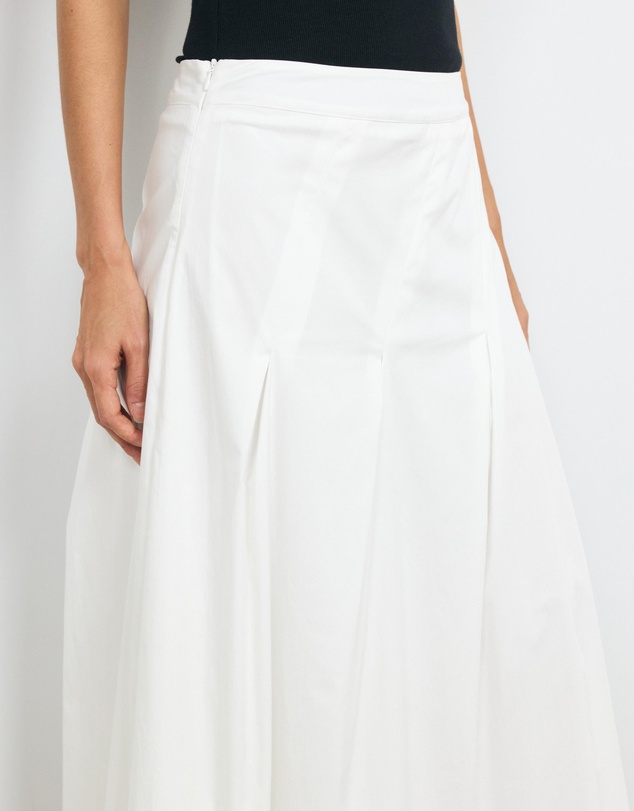 AERE - Tahlia Soft Pleat A-Line Maxi Skirt