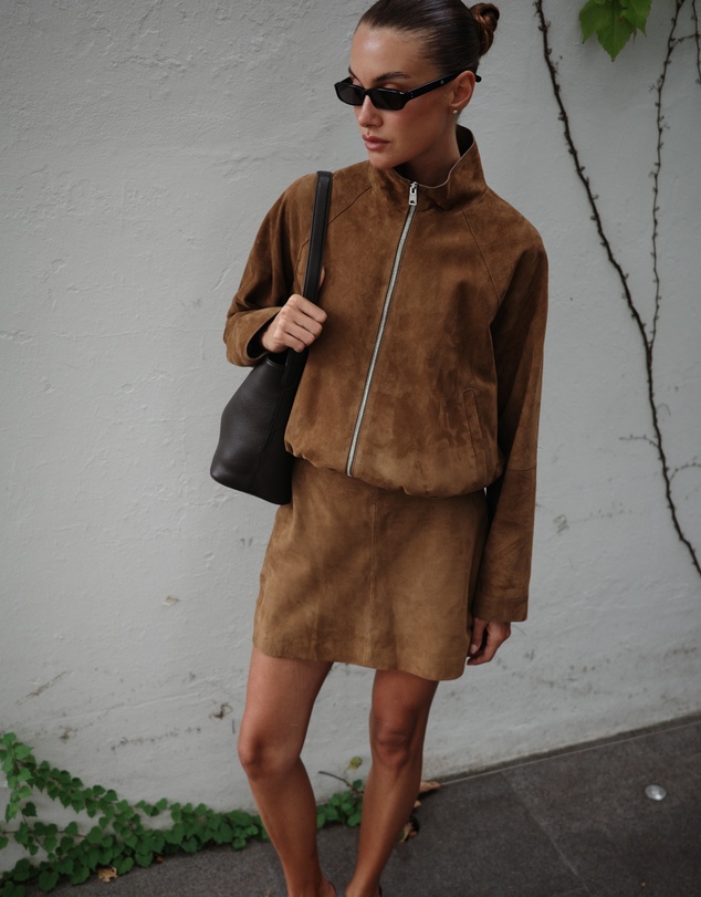 Jag - Ophelia Suede Bomber