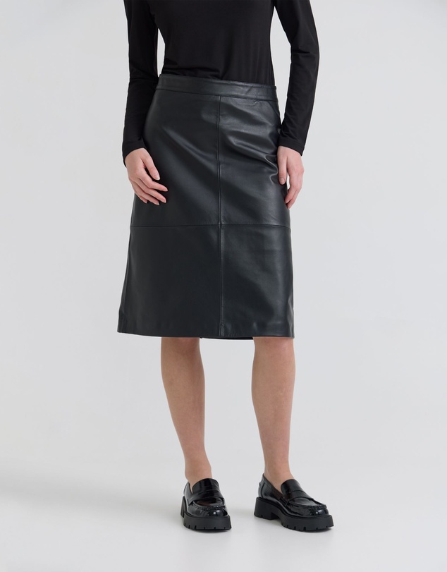 Oxford - Nina Nappa Leather Skirt