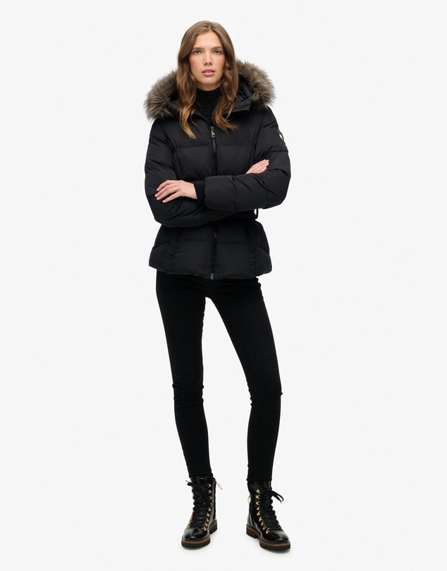 Superdry - Slim Fit Fuji Belted Puffer