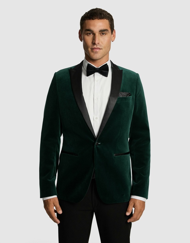yd. - Milan Velvet Tuxedo Jacket