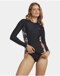 Billabong - Womens Forever Folk Reef Break Long Sleeve Rash Vest