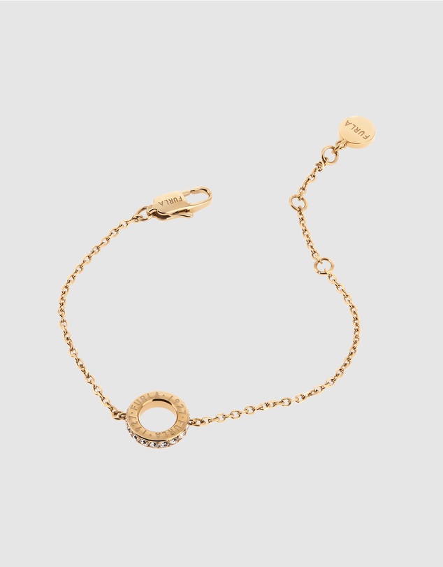 Furla - Petite Shape Gold-Tone Watch & Bracelet Gift Set