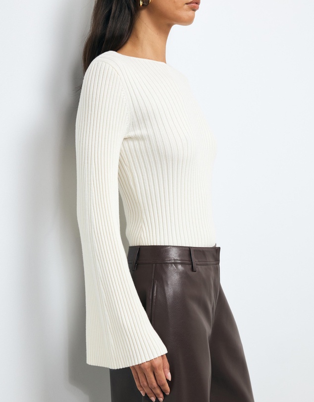 AERE - Sarai Organic Cotton Knit Top