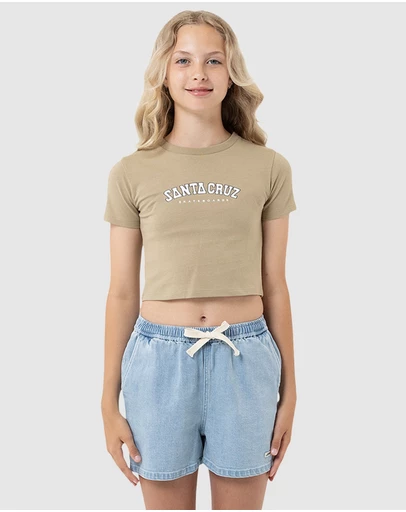 Santa Cruz - College Front Baby Tee - Kids-Teens